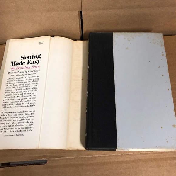Vintage 1960's Sewing Made Easy Hardcover Book, Dorothy Sara, complete updated - Picture 7 of 12